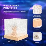 3D Ocean Wave Projector Lamp | Crystal Table Lamp with Multicolor Night Lamp - Image 3